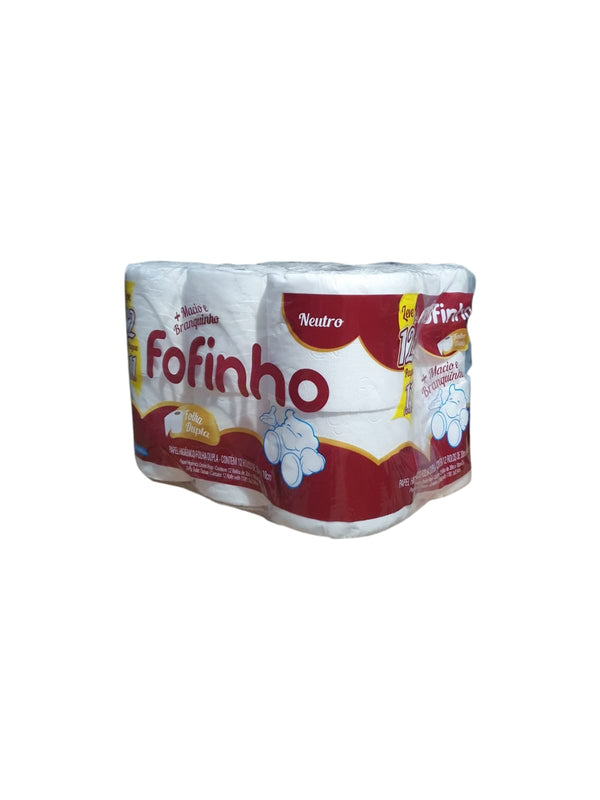 Papel Higiênico Folha Dupla - 12 Rolos