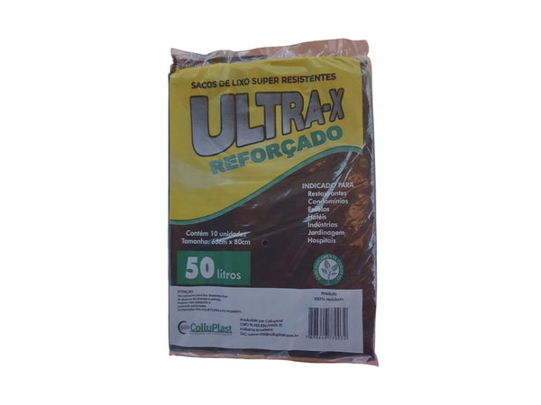 Saco de Lixo Reforçado - 50 Litros